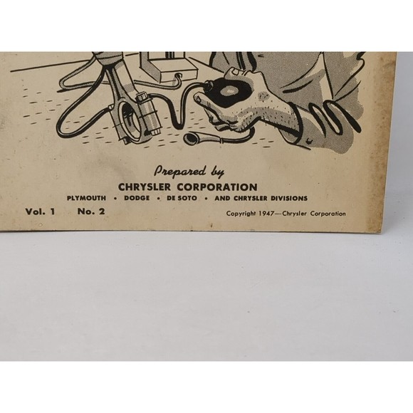 Vintage Lowdown on High Oil Consumption‎ Chrysler Service Reference Manual 1947 - Picture 2 of 7